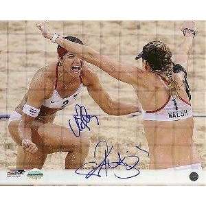 Kerri Walsh and Misty May Treanor dual signed Team USA Olympic 
