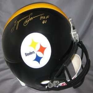 Autographed Lynn Swann Helmet   Full Size w HOF   Autographed NFL 