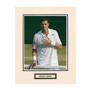  Marat Safin Matted Photo Sports Collectibles