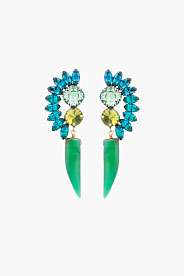 DANNIJO Green Bertie Earrings