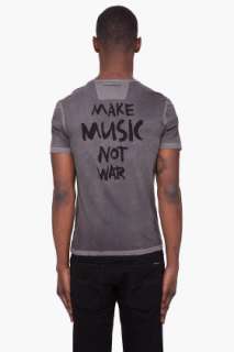 John Varvatos U.s.a Black Make Music T shirt for men  