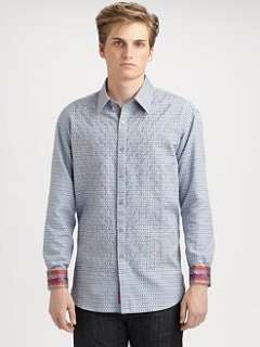 Robert Graham   Cap N Ron Woven Sportshirt