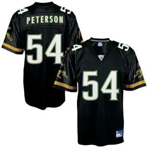 Reebok Jacksonville Jaguars #54 Mike Peterson Black Alternate Replica 