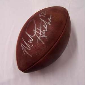Michael Strahan Signed Football   PSA DNA #K09816