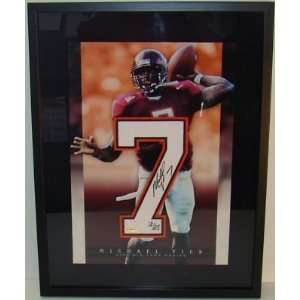 Michael Vick SIGNED Framed Numbers Piece UDA LE   New Arrivals