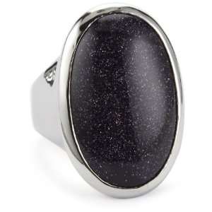 Nicky Hilton Bryant Park Sterling Silver Oval Cubic Zirconia Ring 