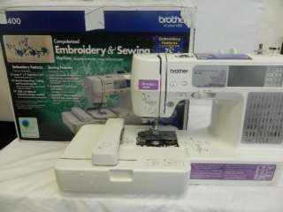 Brother SE400 Computerized Embroidery Sewing Machine Touch Screen LCD 