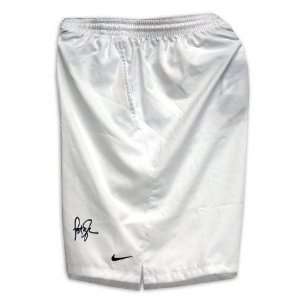 Pete Sampras Autographed White Tennis Shorts