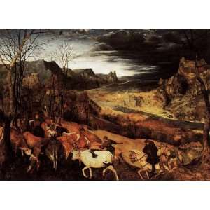 Hand Made Oil Reproduction   Pieter Bruegel the Elder   32 x 24 inches 