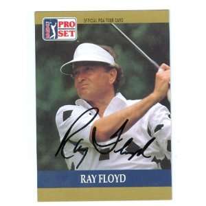 Raymond Floyd Autographed/Hand Signed Golf trading card   1990 Pro Set 