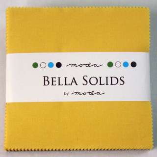   BELLA SOLIDS 1930s COLORS 5 Charm Pack Quilting Fabric Squares  