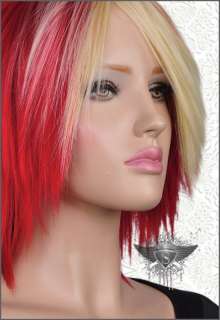 GW414 Red Punk Rock Cosplay Show Fashion Party Wig New  