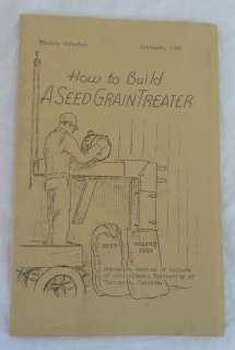   To Build A Seed Grain Treater Vaughan & Briggs Farm Equipment How To