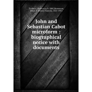  John and Sebastian Cabot microform  biographical notice 