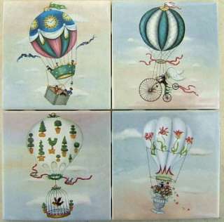 Ceramic Tile Mural Hot Air Balloons Balloon  