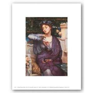  Libra and Her Sparrow by Sir Edward Poynter 5x7 Art 