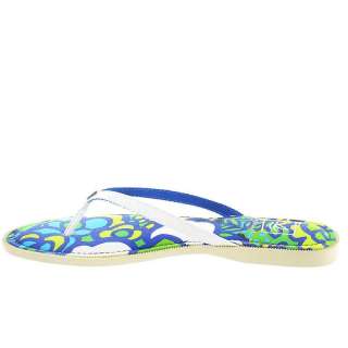 Sperry Womens Flip Flops Sandals South Beach White Leather  
