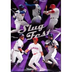  Slug Fest 1998 Baseball Sluggers Poster (Sports 