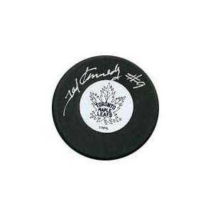 Ted Kennedy Autographed Puck   Autographed NHL Pucks