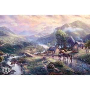 Thomas Kinkade   Emerald Valley SN Canvas