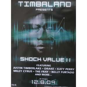  TIMBALAND Shock value II POSTER