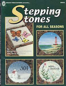 Garden STEPPING STONES To Make & Paint Designs Book  