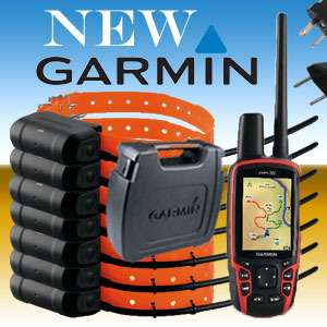 BRAND NEW. COMBO GARMIN ASTRO 320 GPS + 7 x DOG TRACKING COLLARS DC40 