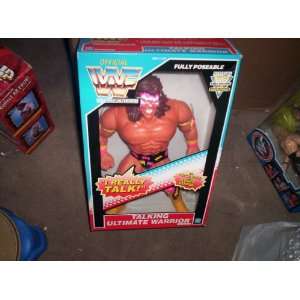   POSEABLE REALLY TALKS ULTIMATE WARRIOR12INCH TALL 