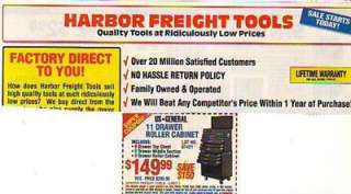   Save $150.00 US General 11 Drawer Roller Cabinet Harbor Freight Tools