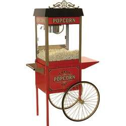Popcorn Machine, Pop Corn Maker w/ 6 Ounce Kettle, Street Vendor 