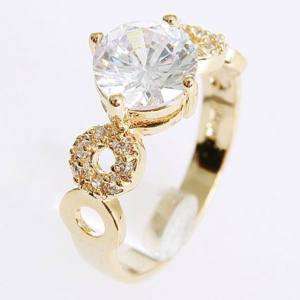 2ct 18K Gold Plated Wedding Ring ML0439 New Arrival  