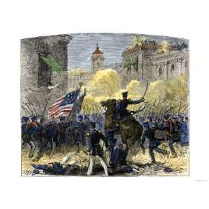  General Zachary Taylor Attacking Monterey, Mexico, c.1846 