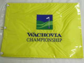 Wachovia Championship Flag Yellow Quail Hollow Golf NEW  
