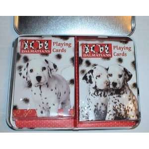 Disney 101 Dalmations Set of 2 Playing Cards in Tin  