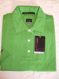   WOODS COLLECTION S/S DRI FIT GOLF SHIRT, GREEN BEAN, PICK SIZE  