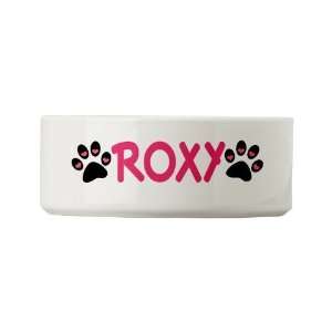  Roxy Pink Paw Print Small Dog Bowl