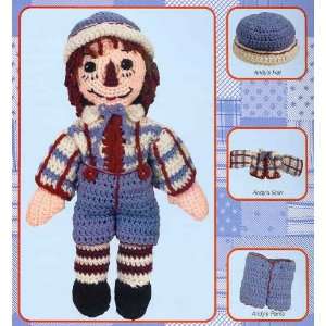  Raggedy Andy Crochet Doll Kit Arts, Crafts & Sewing
