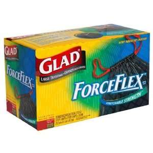 Glad ForceFlex Drawstring Trash Bags, 30 Gallon, 14 Count (Pack of 6 