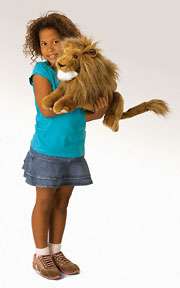 Folkmanis Puppets LION King Hand Puppet ~NEW~ FREE SHIP  