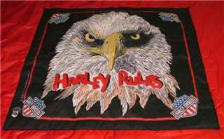 Harley Davidson Eagle Wall Hanging or Lap Quilt 42 Squared  