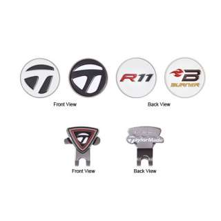 TaylorMade Magnetic Ball Marker Hat Clip Set 847903067316  