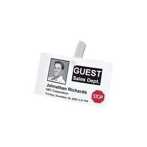  12HR Time Expiring Name Badge Labels, 250 Per Roll Office 