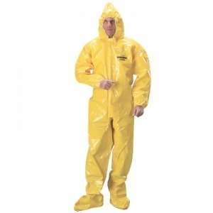   Coveralls With Attached Boots,Hood And Elastic Wrists/Face   3X Large