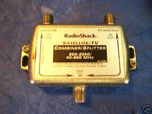 RADIO SHACK SATELLITE/TV COMBINER/SPLITTER 16 2580 2way  