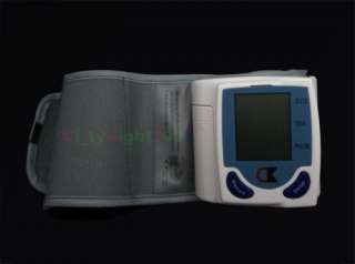Digital Wrist Blood Pressure Monitor & Heart Beat Meter Features