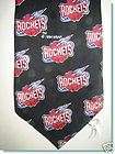 NEW TAG NBA OFFICIAL HOUSTON ROCKETS BASKET BALL TIE NR