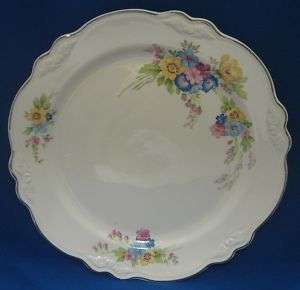 Homer Laughlin BOUQUET Virginia Rose 1 Dinner Plate HTF  