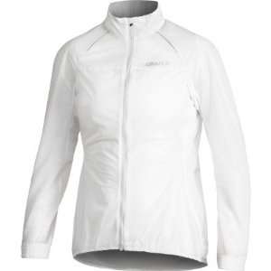 Craft AB Light Rain Jacket   Womens White/Amino, M 