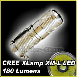 Olight i1 EOS SS (SS Edition) Cree XM L Flashlight with CR123A Batt 