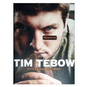  Tim Tebow Autographed Through My Eyes Book   Tebow Holo 